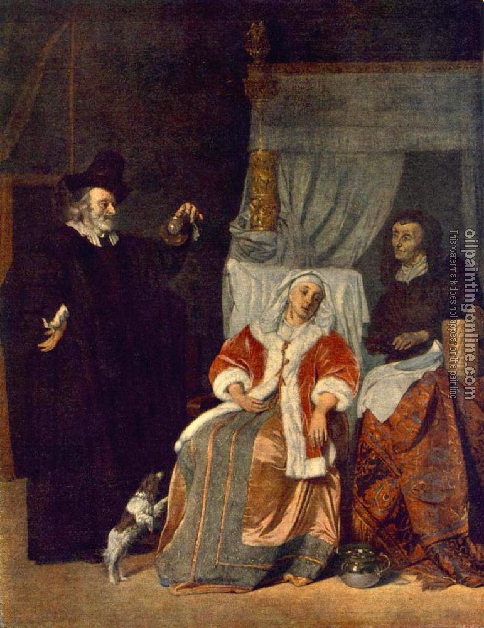 Metsu, Gabriel - Visit of the Physician